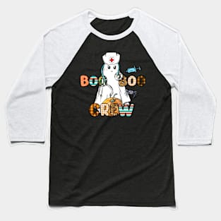 Boo Boo Crew Nurse Shirts Halloween Nurse Shirts for Women Baseball T-Shirt